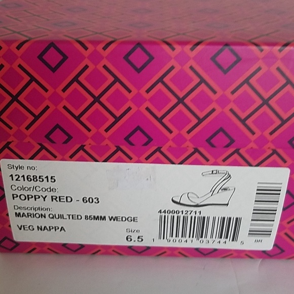 Tory Burch Marion Quilted Wedge Sandals - Picture 6 of 6